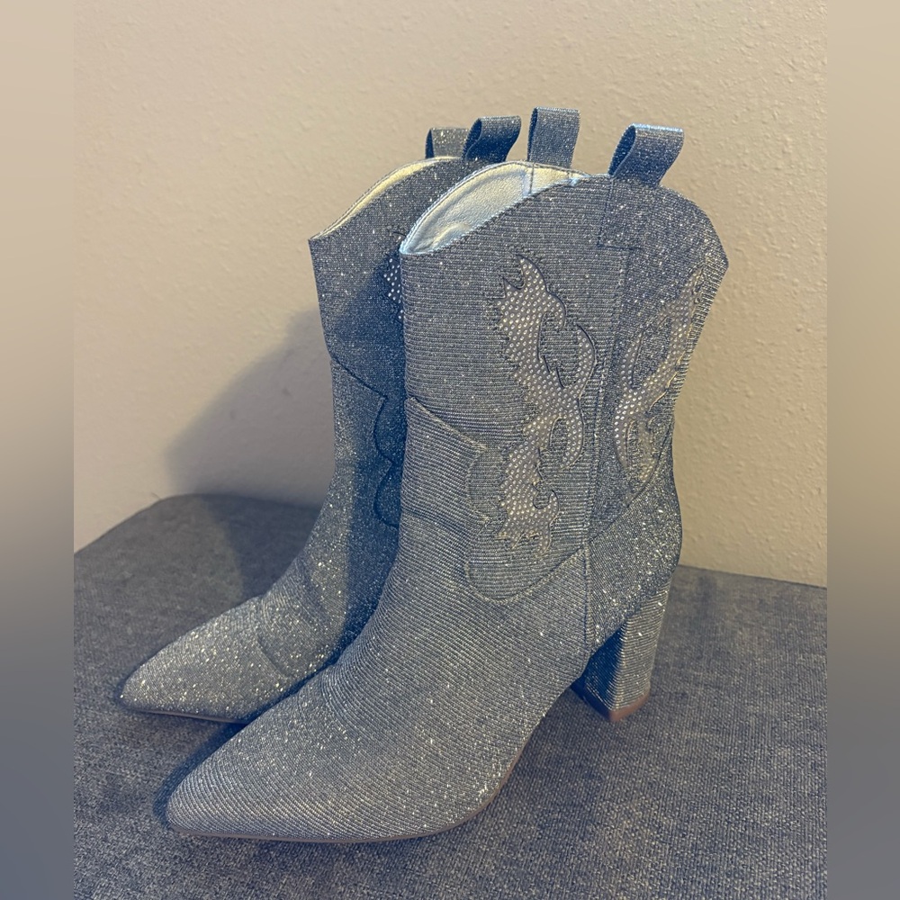 MIA Silver Heeled Boots